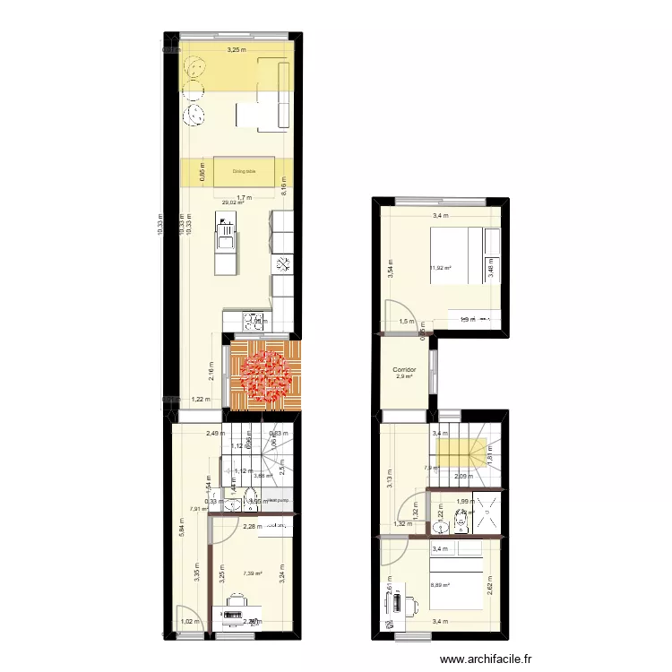 3 Ring Terrace A.5_JP_courtyard-Ustair. Floor plan with 10  and 82 m²