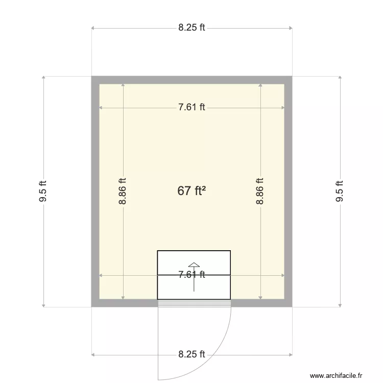 Puerto 2. Floor plan with 