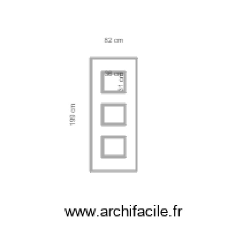 porte douche. Floor plan with 0 room and 0 m2
