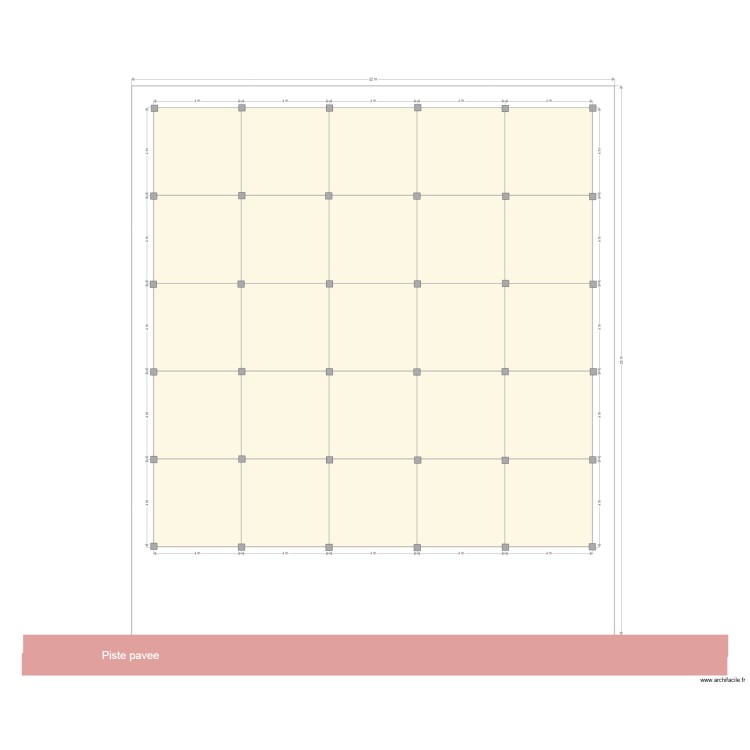 Bwiza colonnes. Floor plan with 0 room and 0 m2