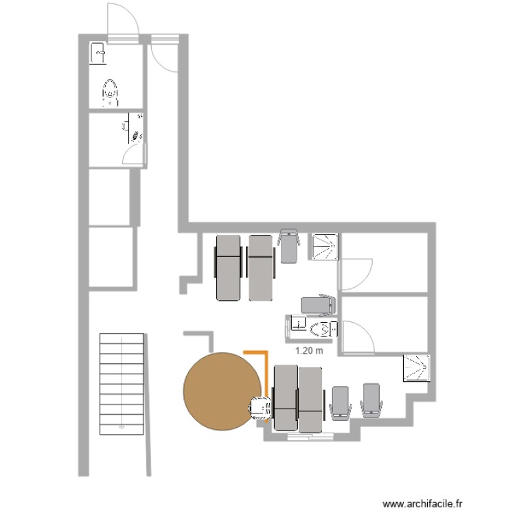fitness room v4. Floor plan with 0 room and 0 m2