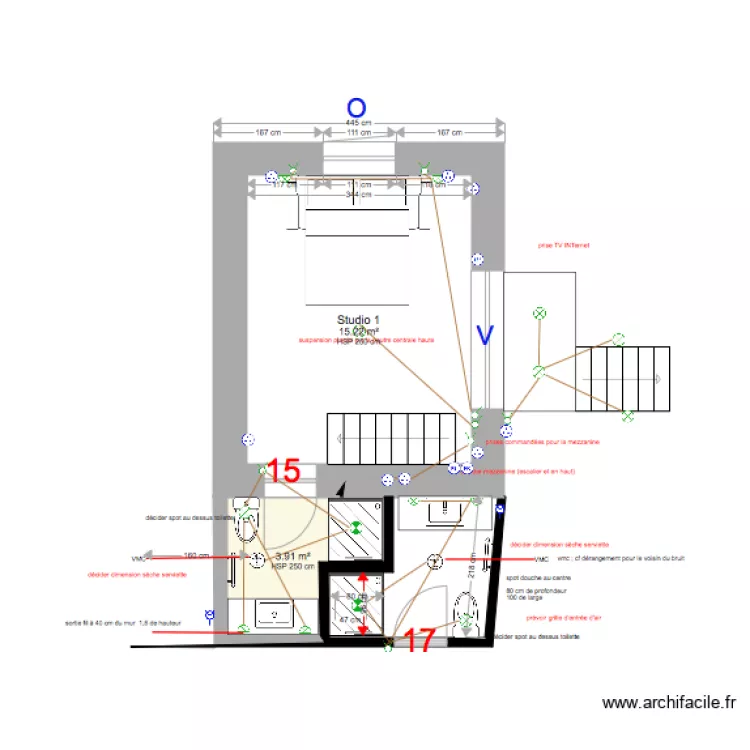 QUINTA STUDIO 1. Floor plan with QUINTA STUDIO 1. Floor plan with
