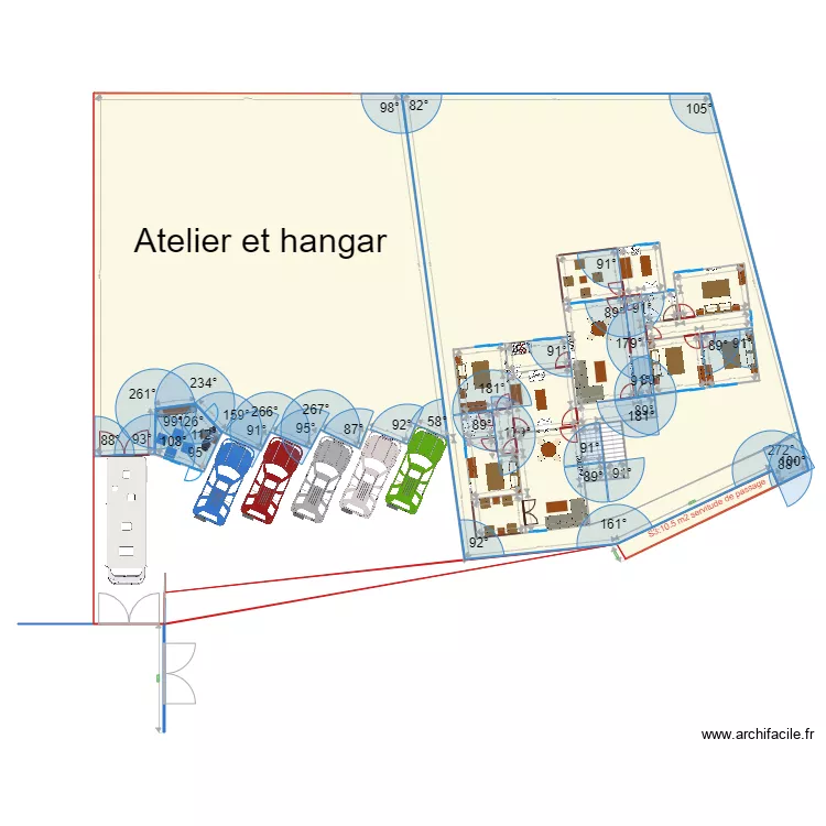 exploitation1 etage2 a n. Floor plan with 