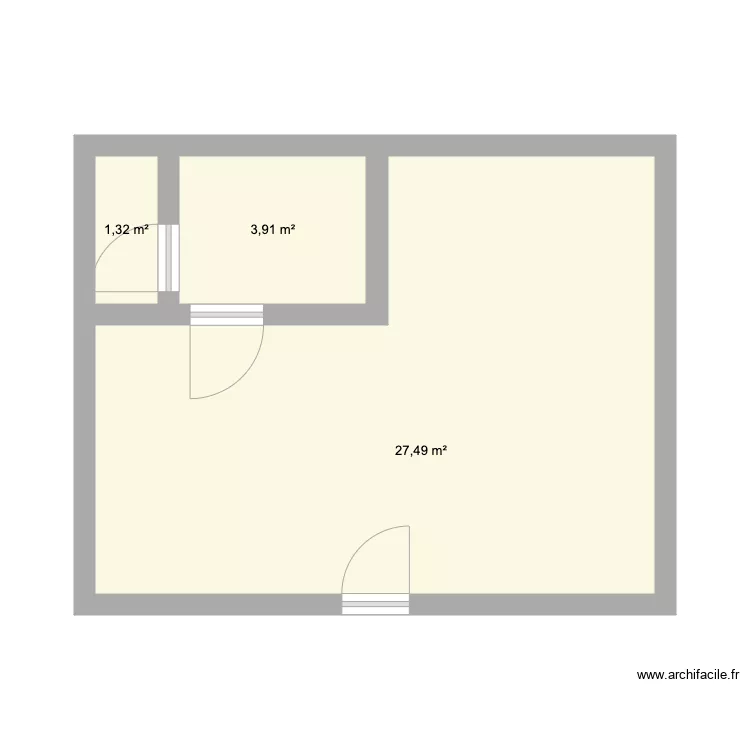 obchod. Floor plan with 