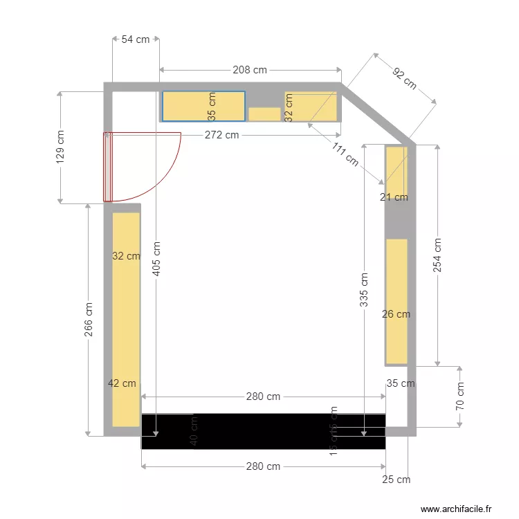 mirador boutique. Floor plan with 