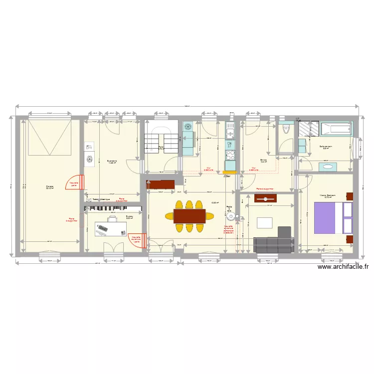 Chic à Chic RDC Projet 2. Floor plan with Chic à Chic RDC Projet 2. Floor plan with