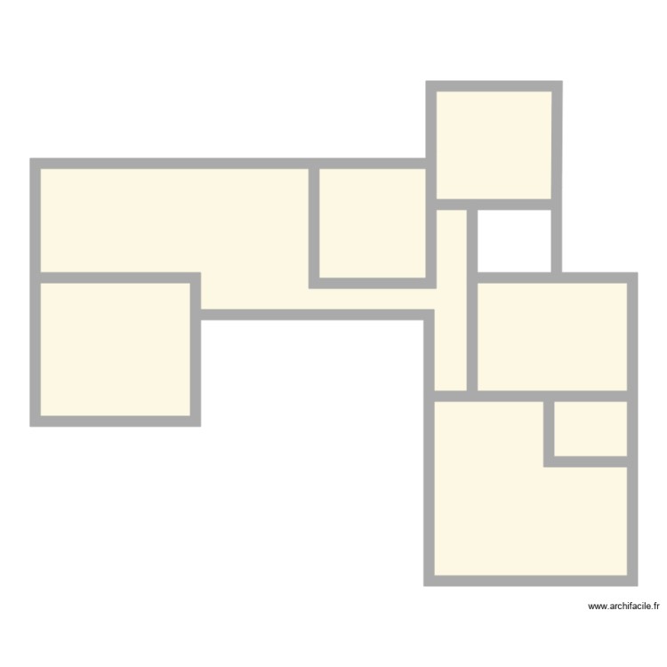 fouille frame. Floor plan with 0 room and 0 m2