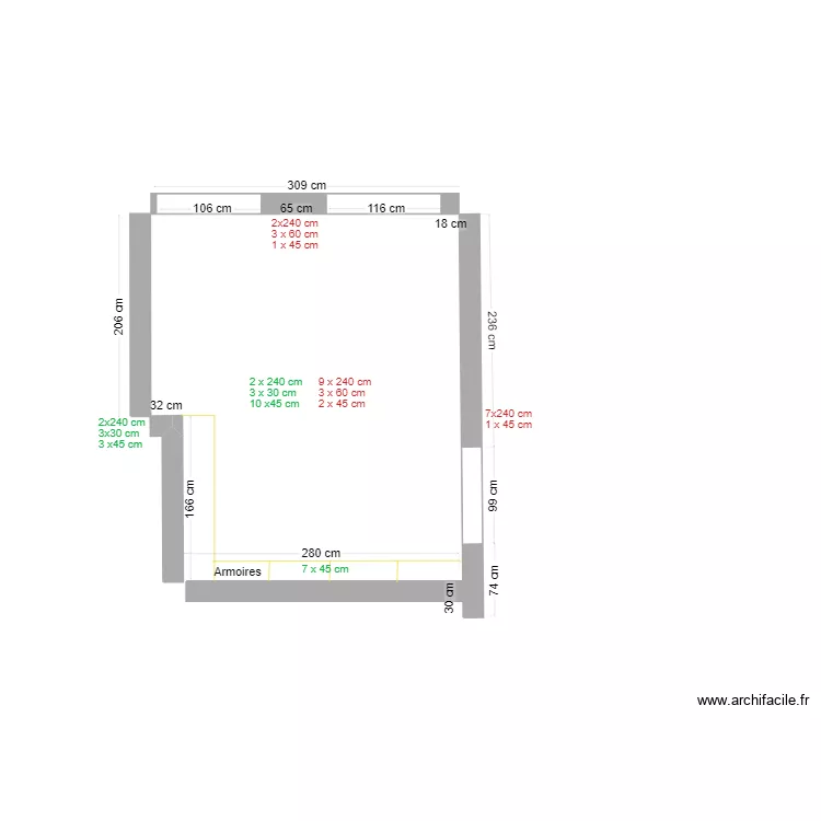 JMD Buanderie a tapisser. Floor plan with JMD Buanderie a tapisser. Floor plan with
