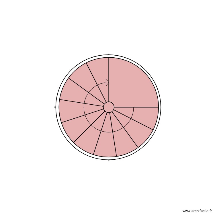 escalier en helice. Floor plan with 0 room and 0 m2