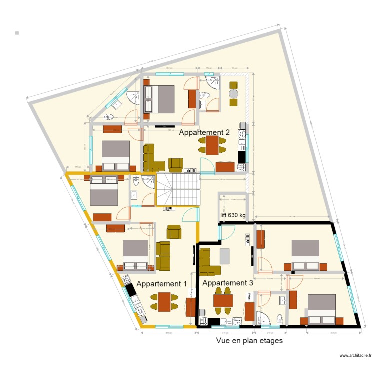 etages reelle v2. Floor plan with 0 room and 0 m2