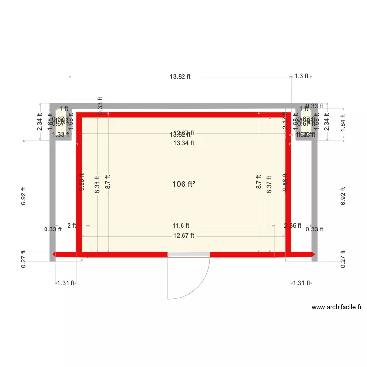 BORAL ALL CON WALLS. Floor plan with 