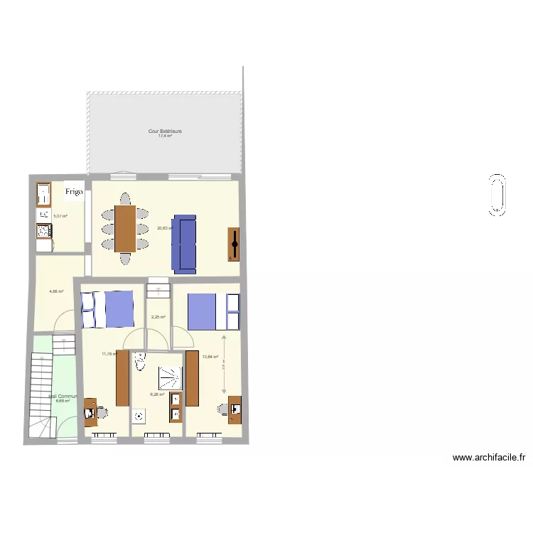 Eup V2. Floor plan with Eup V2. Floor plan with
