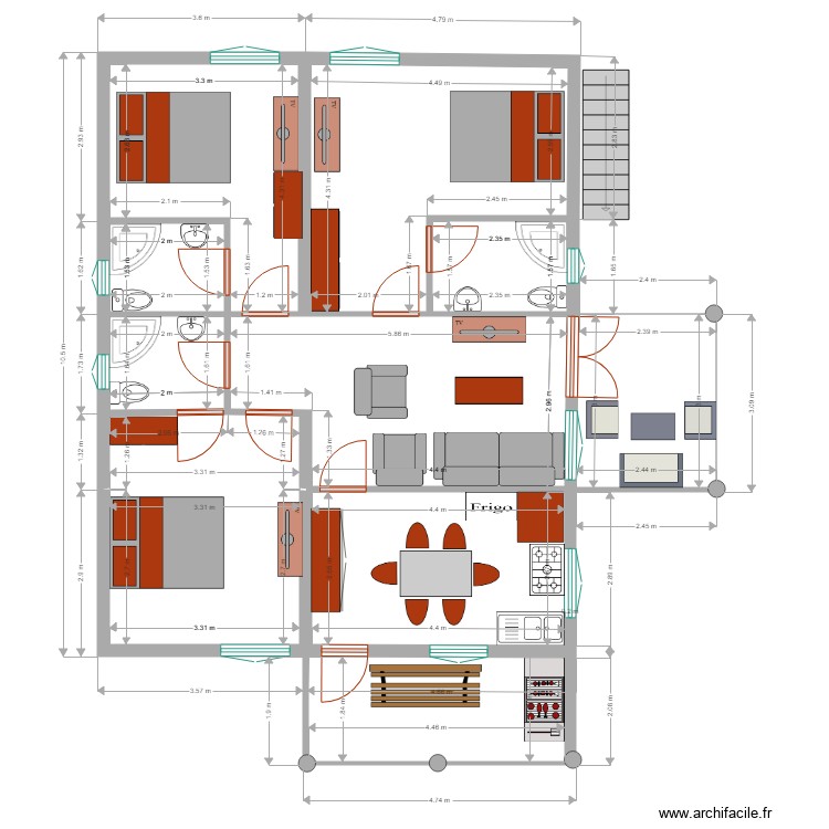 RDC Rukingamubiri reel. Floor plan with 0 room and 0 m2