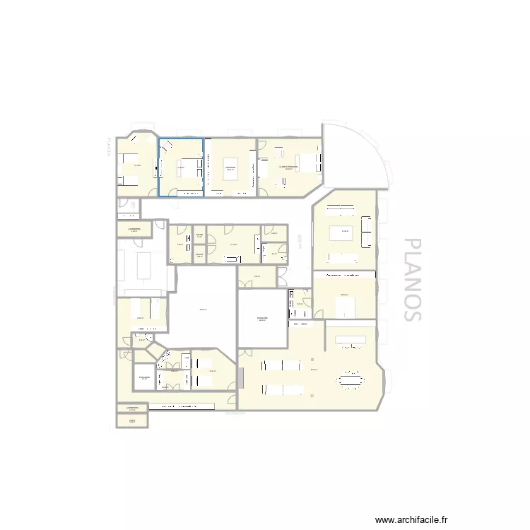MIGUEL ANGEL 1. Floor plan with 