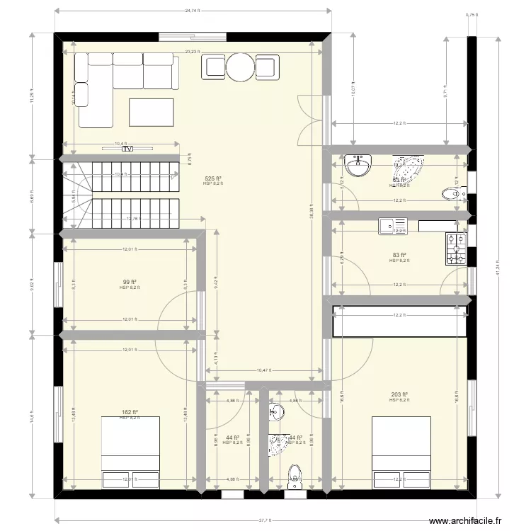 Nasir House. Floor plan with 