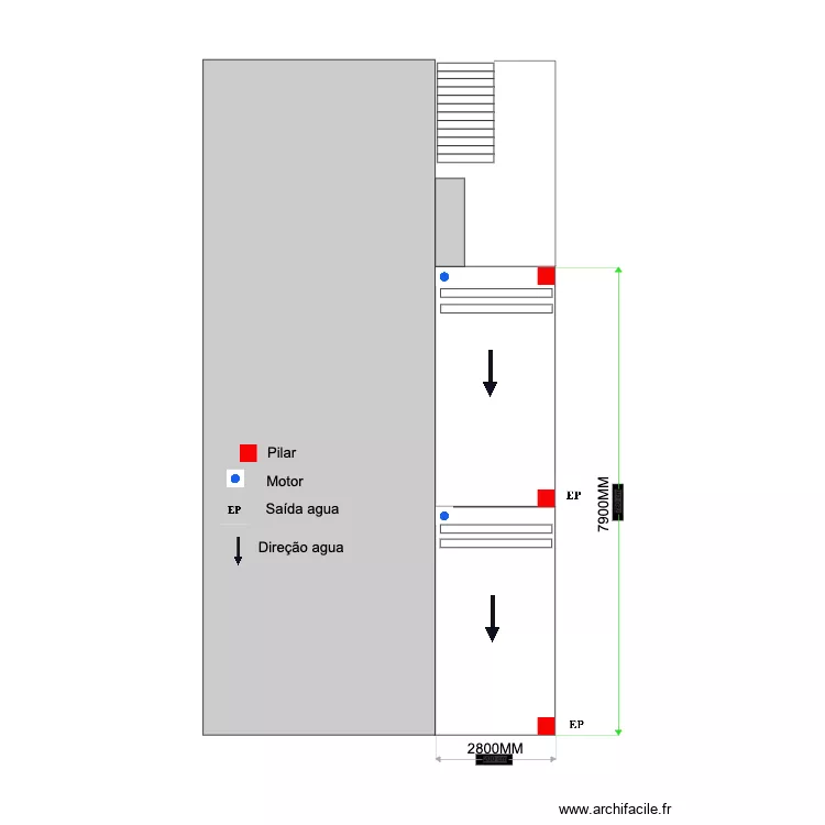 MARTINS-ilha de Faro. Floor plan with 