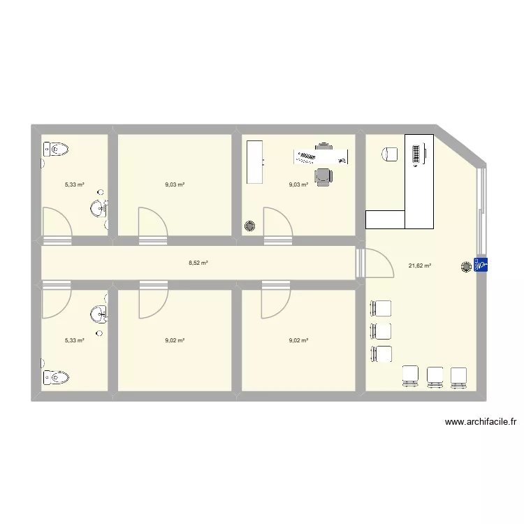 consulta psico. Floor plan with 0 room and 0 m2