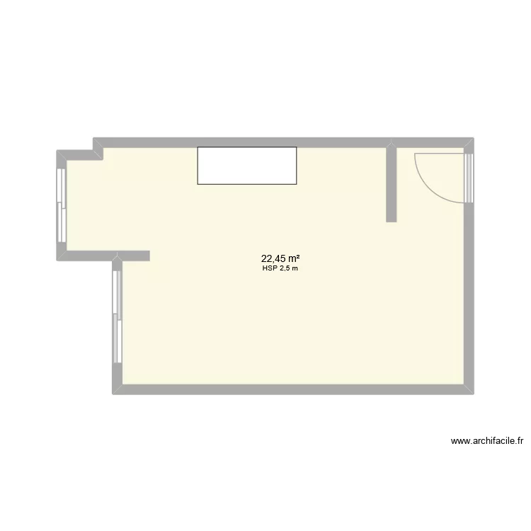 Cozinha. Floor plan with 1 and 22 m² Cozinha. Floor plan with 1 and 22 m²