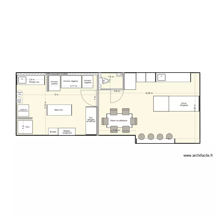Vue dessus neroli. Floor plan with 2 Rooms and 45 m² Vue dessus neroli. Floor plan with 2 Rooms and 45 m²