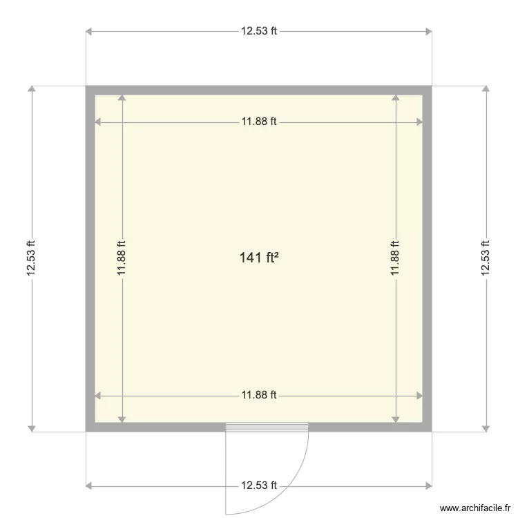 Tergus Small. Floor plan with 