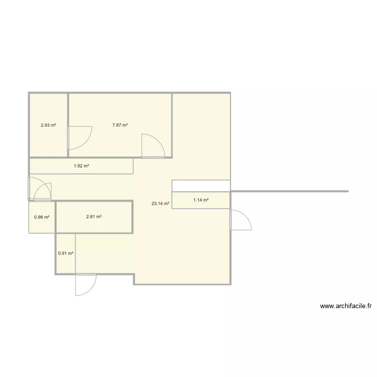 Cocina Sacedilla Mod2. Floor plan with 