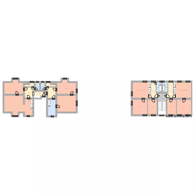 Sl&aacute;mova 392. Floor plan with 31  and 421 m²