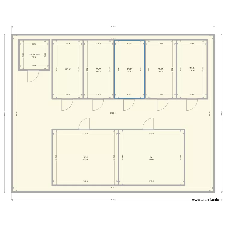 3M Project. Floor plan with 