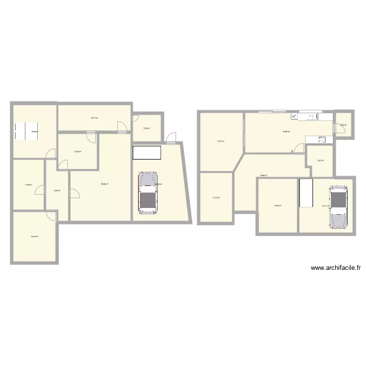 oje. Floor plan with 