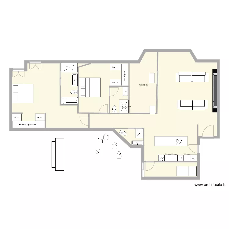 francisco suarez 7. Floor plan with 