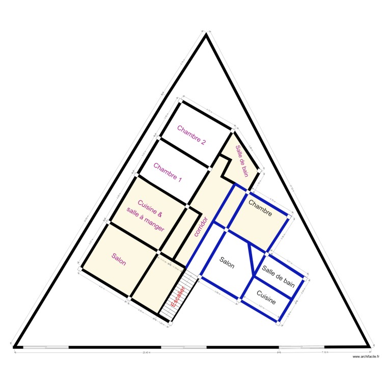 prosper semelles. Floor plan with 0 room and 0 m2