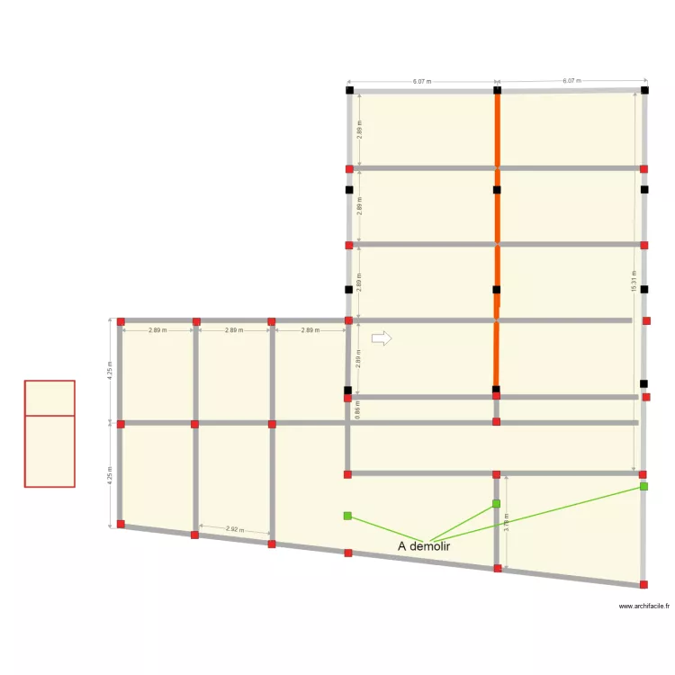 fosse septiqueq10. Floor plan with 