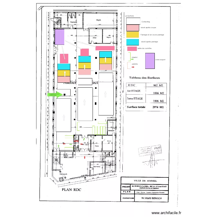 RDC optim. Floor plan with RDC optim. Floor plan with