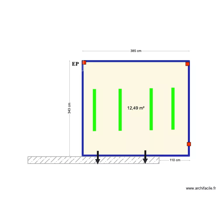 Bobby Looms. Floor plan with 