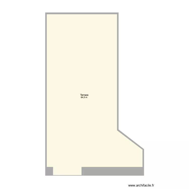 2880096VF2628S0020EX Terraza. Floor plan with 