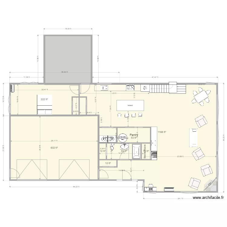 KJC Addition. Floor plan with KJC Addition. Floor plan with