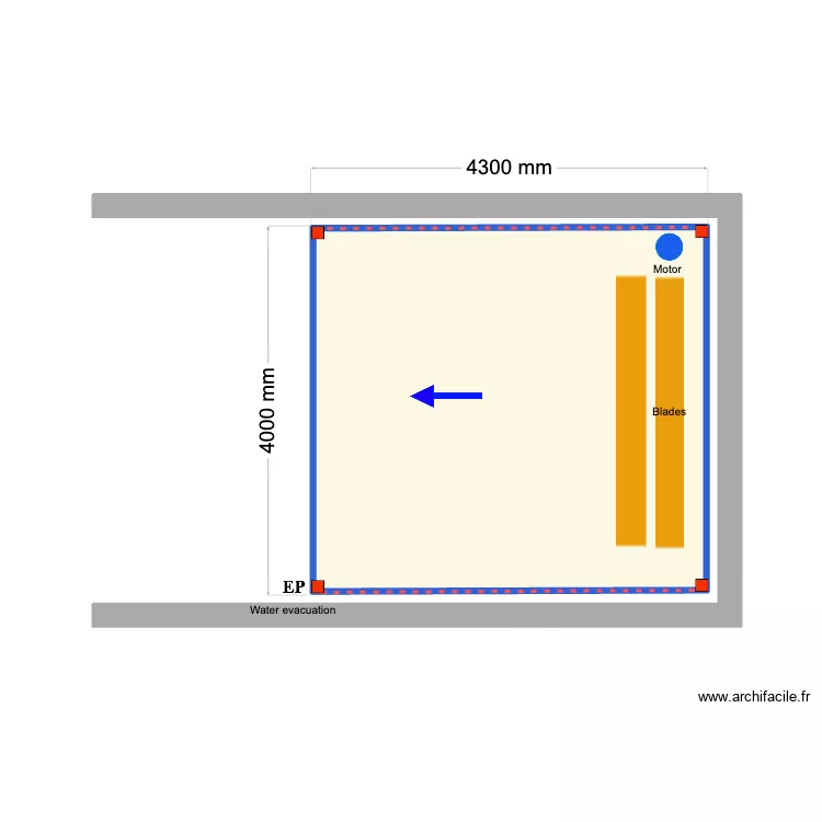 LIMA. Floor plan with 1 and 16 m² LIMA. Floor plan with 1 and 16 m²