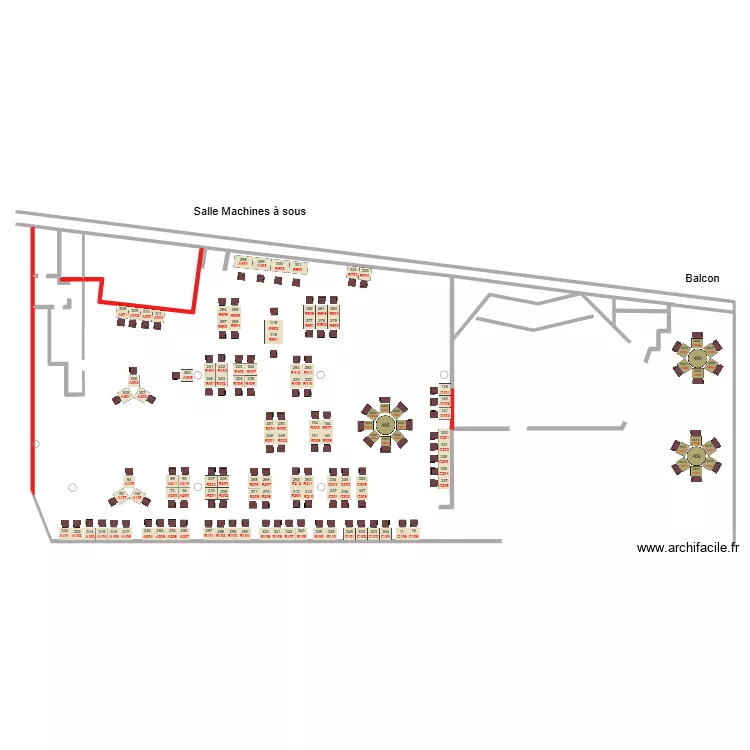 Plan au 17.06 Termin&eacute;. Floor plan with 2  and 32 m²