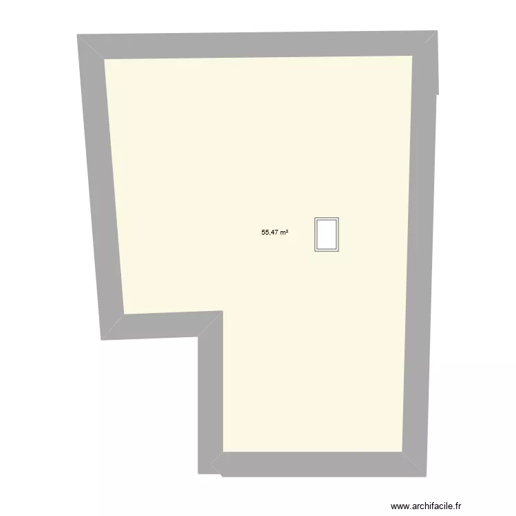 gite. Floor plan with 
