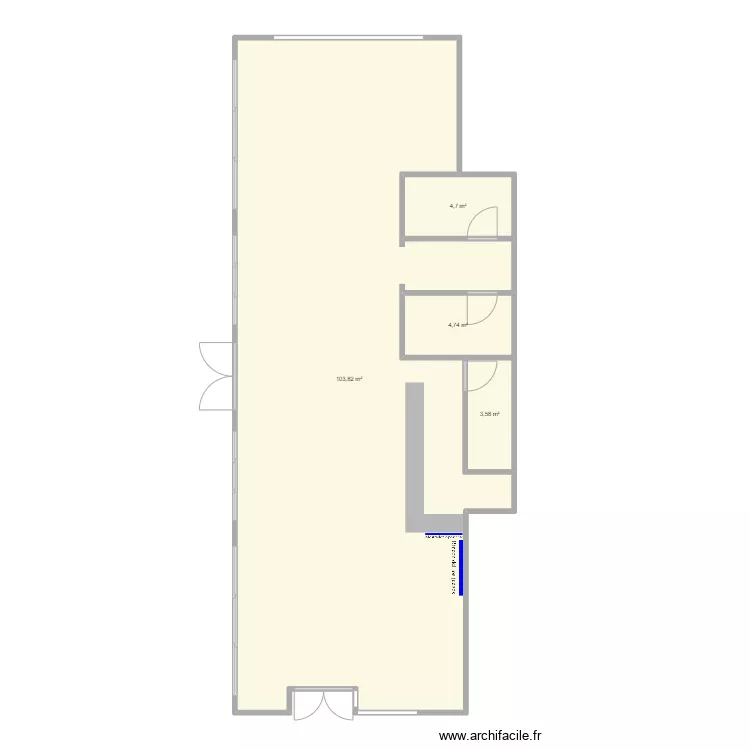 55010_Plano_Actual. Floor plan with 