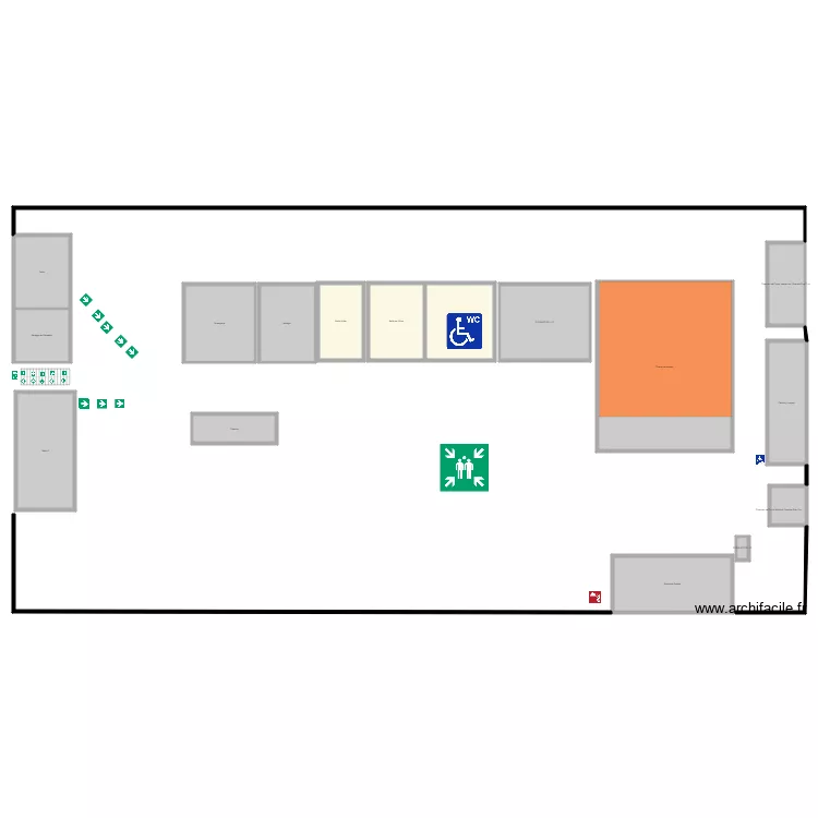 Plano Planta Baja Carolina Pino Cruz . Floor plan with 