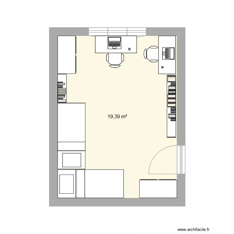 Детска. Floor plan with 