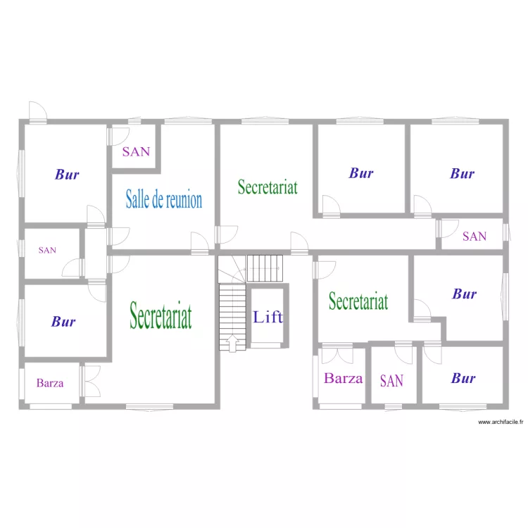 felicien1. Floor plan with 