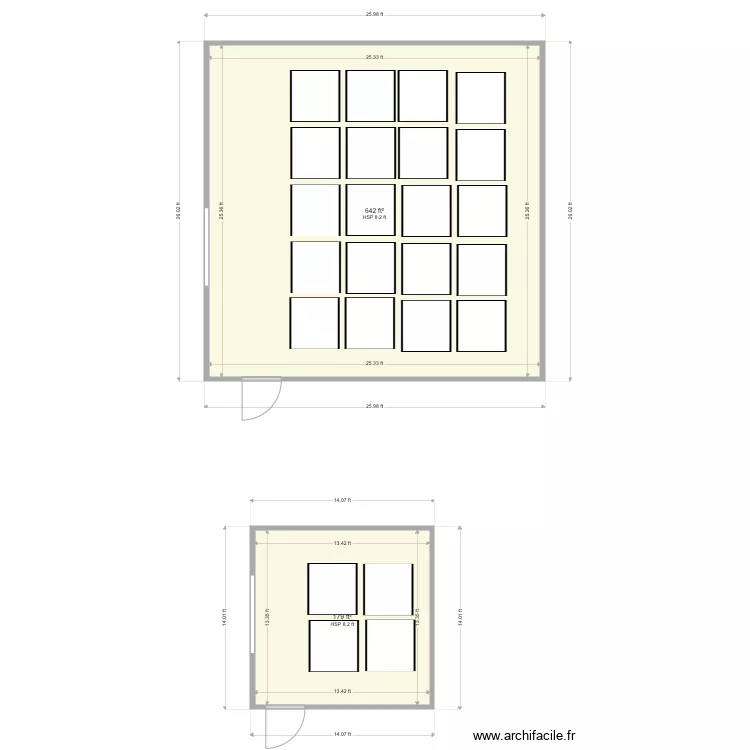 CRB. Floor plan with 