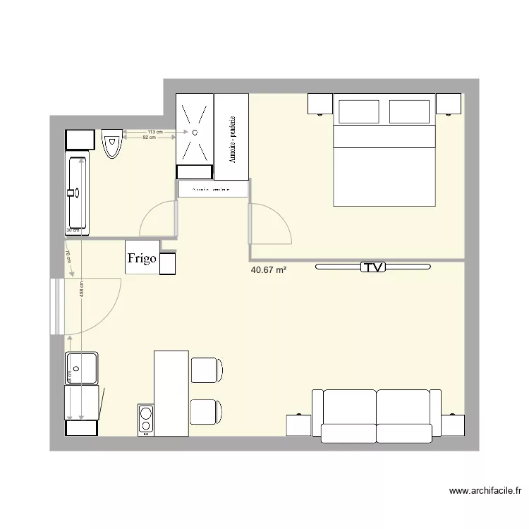 duque dem sexto2. Floor plan with 