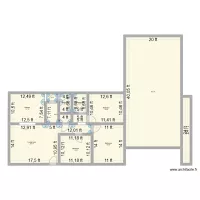With extension and garage