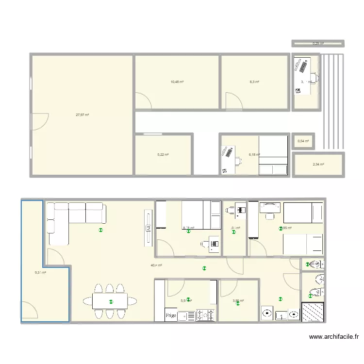 PLAN CASA2. Floor plan with PLAN CASA2. Floor plan with