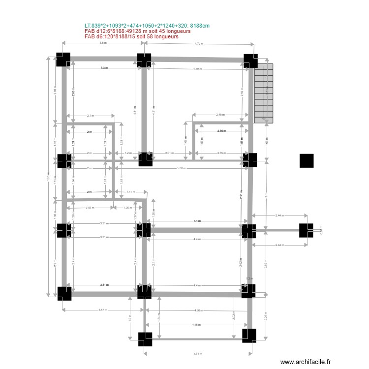 longrines. Floor plan with 0 room and 0 m2