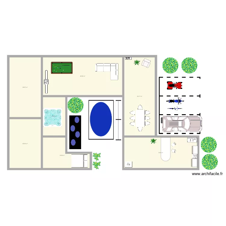 villa2. Floor plan with villa2. Floor plan with
