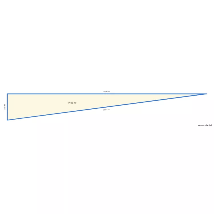 Surface desir&eacute; to Joel. Floor plan with 