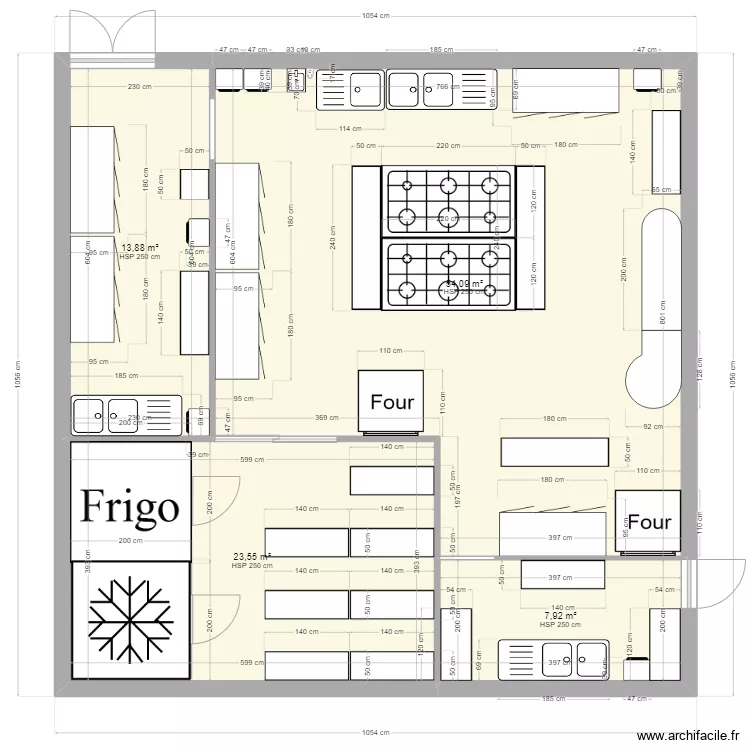 Seminario Arquitectura. Floor plan with 